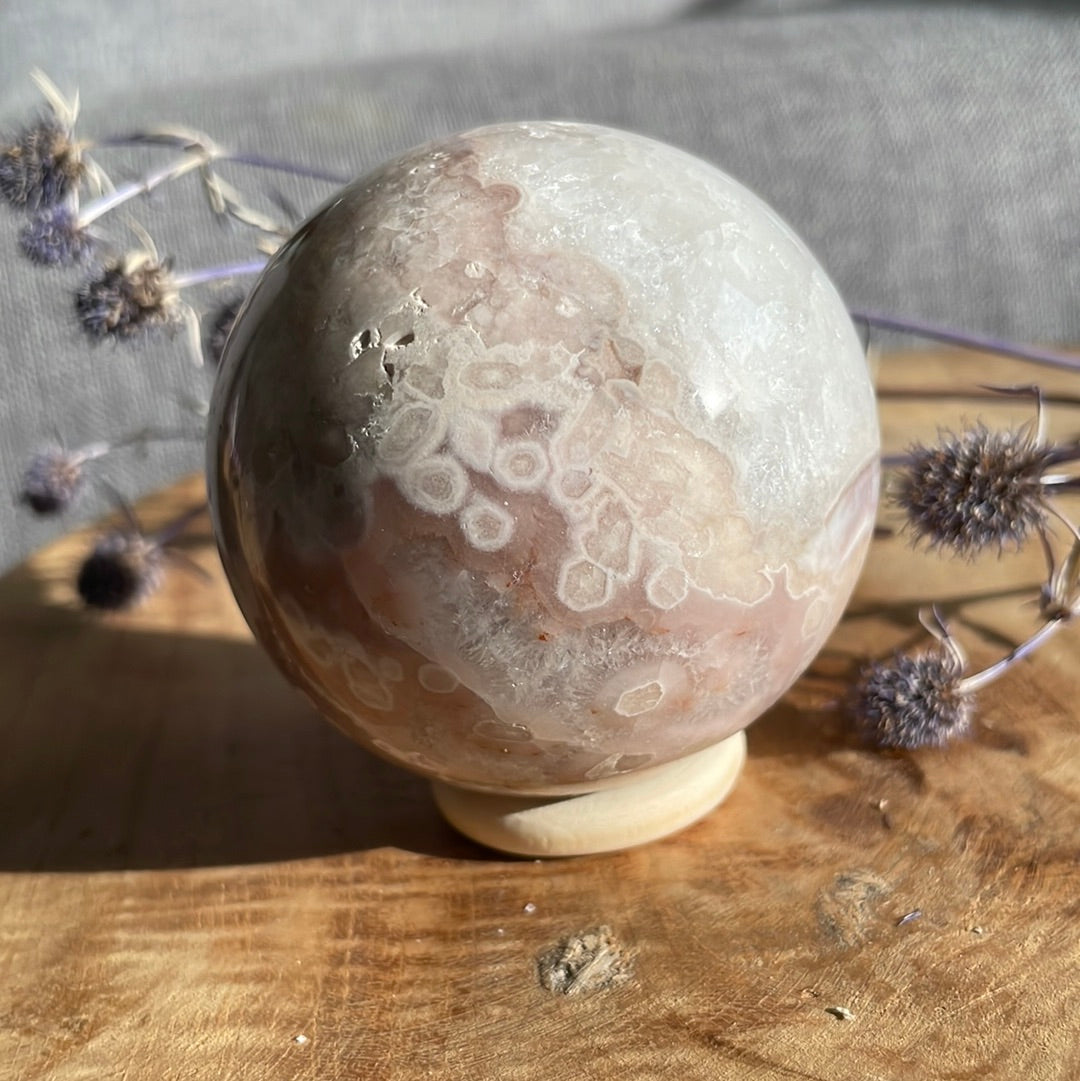 Pink Amethyst Kugel
