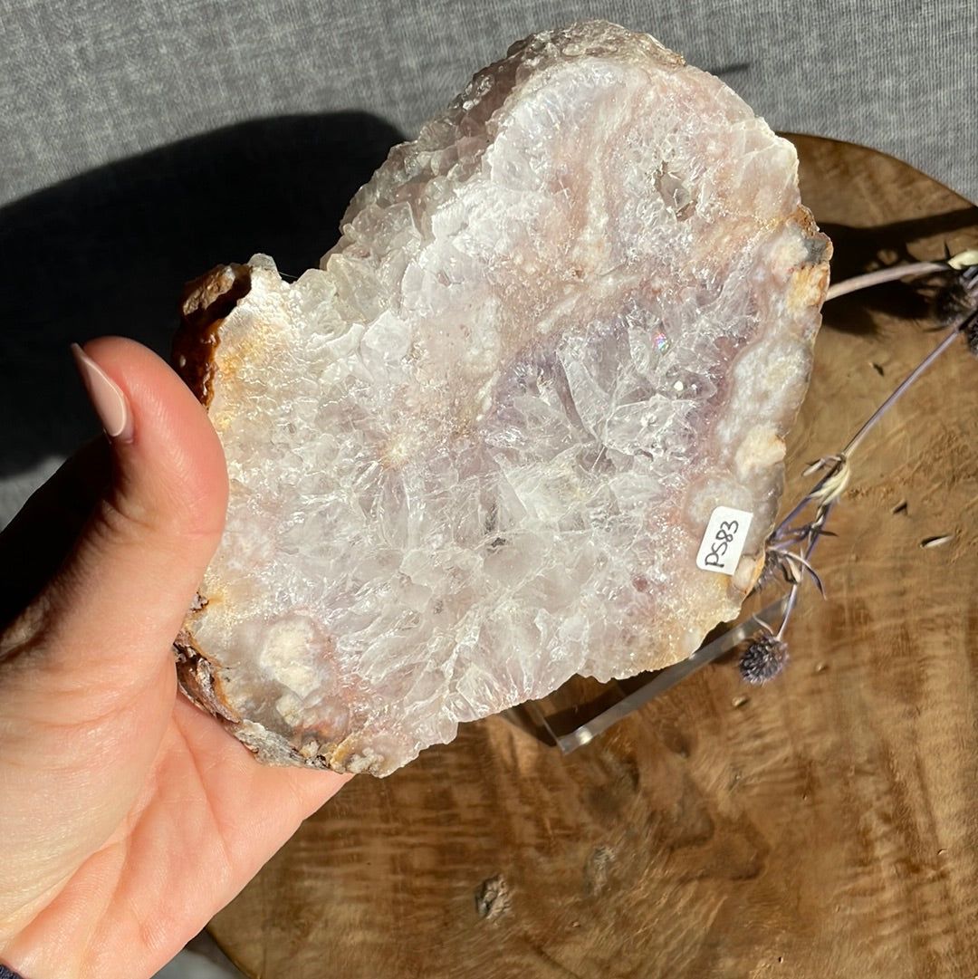 Pink Amethyst Scheibe