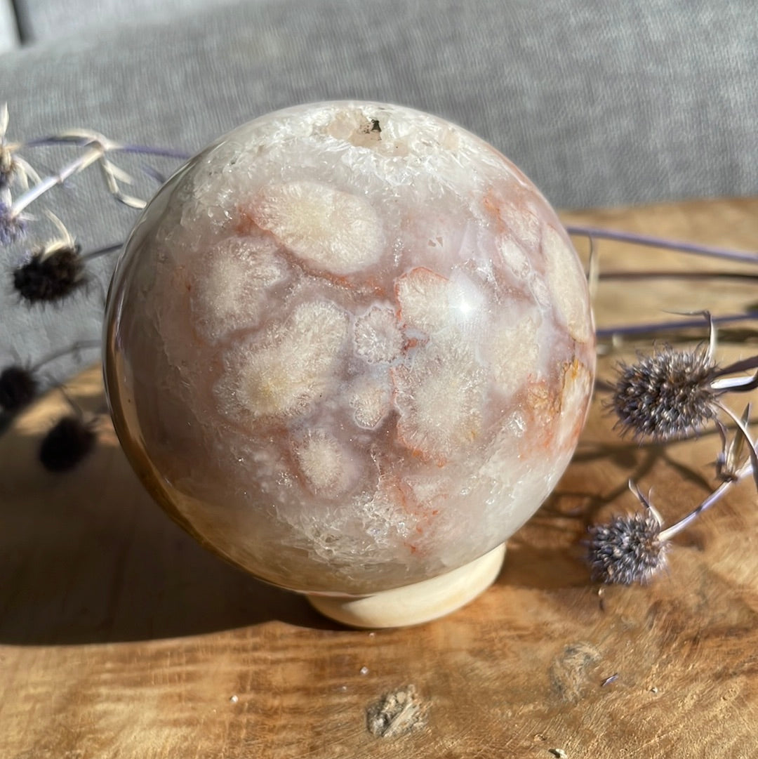 Pink Amethyst Kugel