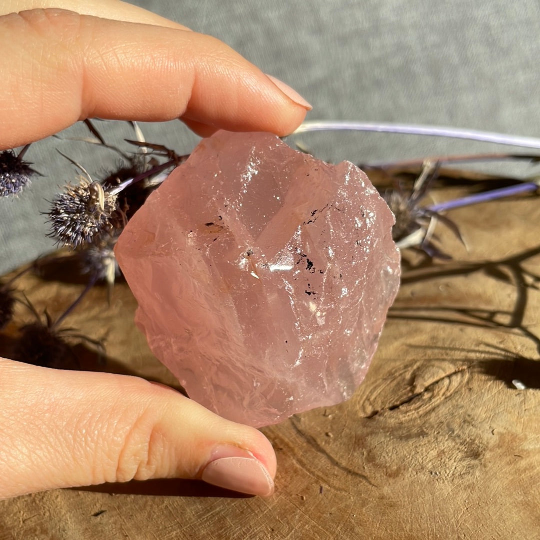 Rosenquarz roh