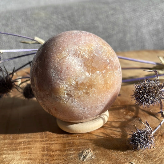 Pink Amethyst Kugel