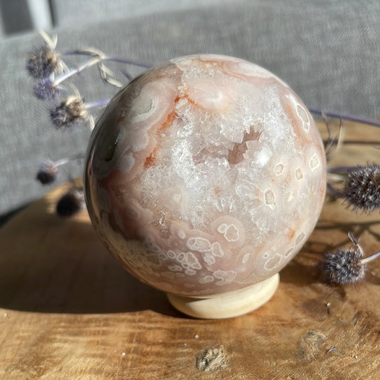 Pink Amethyst Kugel