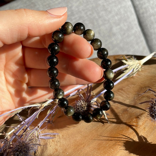 Gold Schein Obsidian