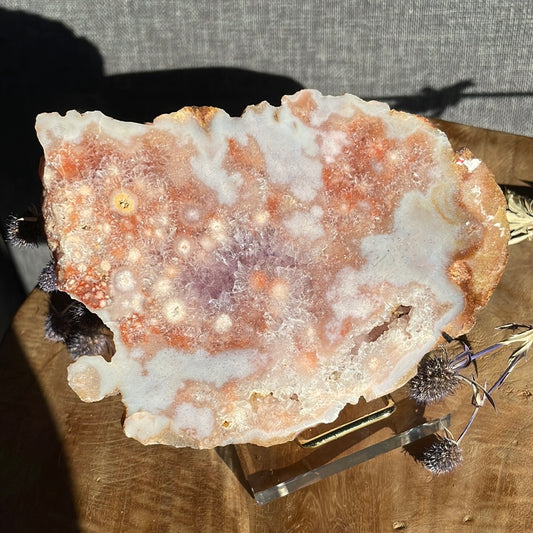 Pink Amethyst Scheibe