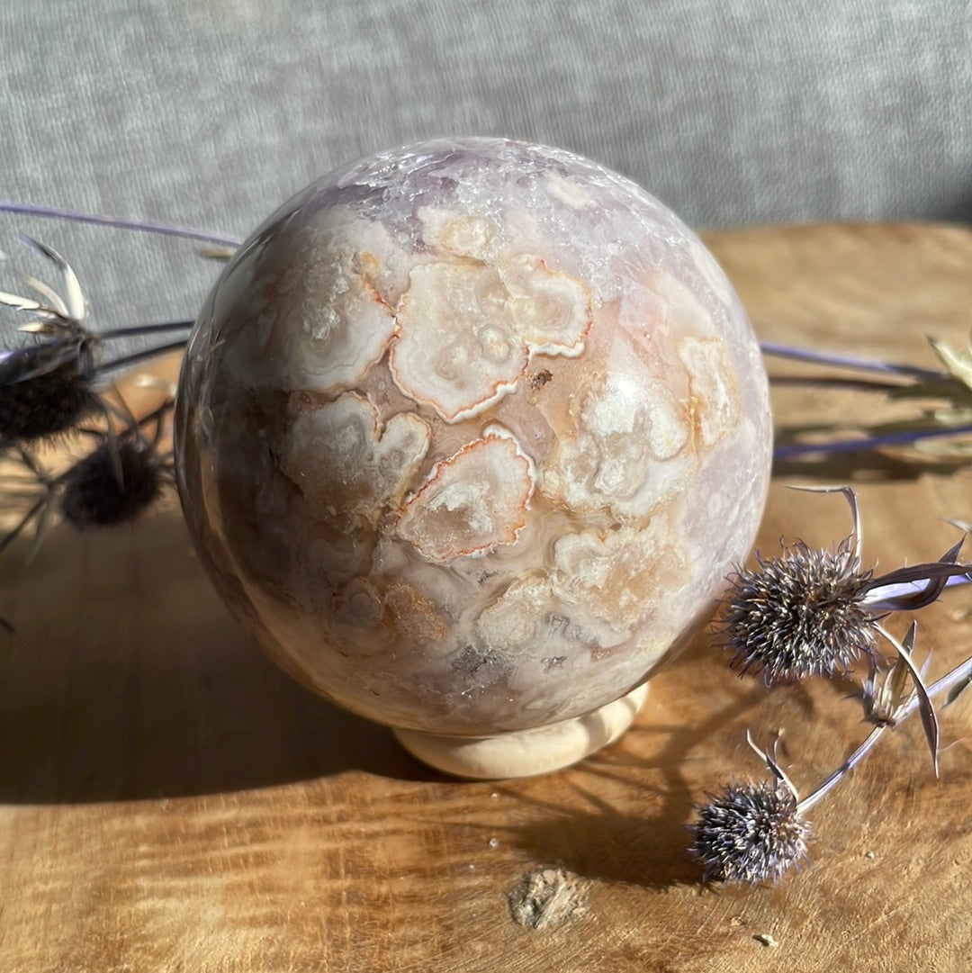 Pink Amethyst Kugel