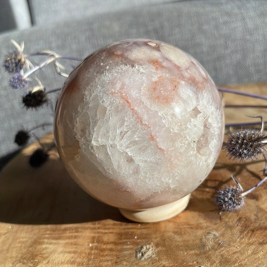 Pink Amethyst Kugel